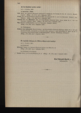 Kaiserlich-königliches Armee-Verordnungsblatt: Personal-Angelegenheiten 18870909 Seite: 6