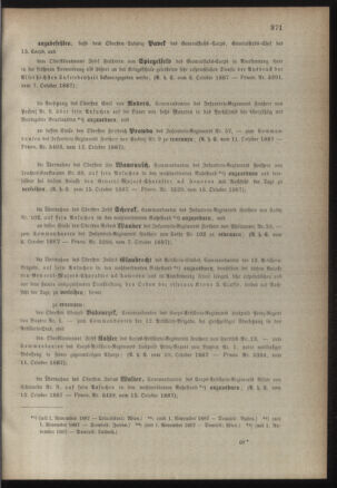 Kaiserlich-königliches Armee-Verordnungsblatt: Personal-Angelegenheiten 18871017 Seite: 3