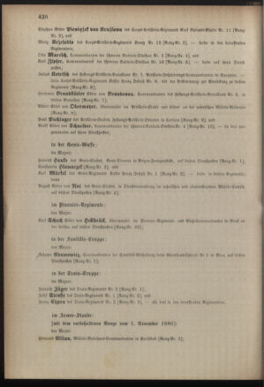 Kaiserlich-königliches Armee-Verordnungsblatt: Personal-Angelegenheiten 18871029 Seite: 28