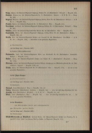 Kaiserlich-königliches Armee-Verordnungsblatt: Personal-Angelegenheiten 18871029 Seite: 63