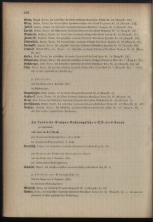 Kaiserlich-königliches Armee-Verordnungsblatt: Personal-Angelegenheiten 18871116 Seite: 14