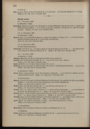 Kaiserlich-königliches Armee-Verordnungsblatt: Personal-Angelegenheiten 18871116 Seite: 26