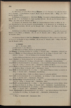 Kaiserlich-königliches Armee-Verordnungsblatt: Personal-Angelegenheiten 18871130 Seite: 2