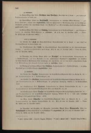 Kaiserlich-königliches Armee-Verordnungsblatt: Personal-Angelegenheiten 18871221 Seite: 2