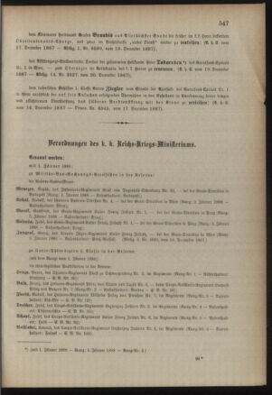 Kaiserlich-königliches Armee-Verordnungsblatt: Personal-Angelegenheiten 18871221 Seite: 3