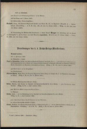 Kaiserlich-königliches Armee-Verordnungsblatt: Personal-Angelegenheiten 18880121 Seite: 5