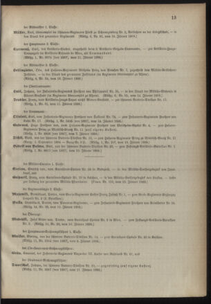 Kaiserlich-königliches Armee-Verordnungsblatt: Personal-Angelegenheiten 18880121 Seite: 7