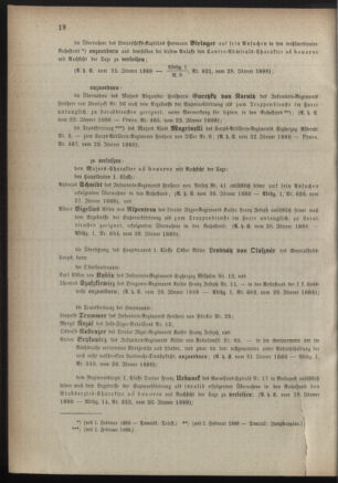 Kaiserlich-königliches Armee-Verordnungsblatt: Personal-Angelegenheiten 18880131 Seite: 2