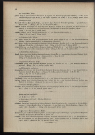 Kaiserlich-königliches Armee-Verordnungsblatt: Personal-Angelegenheiten 18880131 Seite: 6