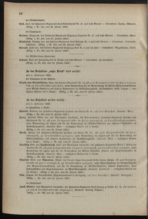 Kaiserlich-königliches Armee-Verordnungsblatt: Personal-Angelegenheiten 18880131 Seite: 8