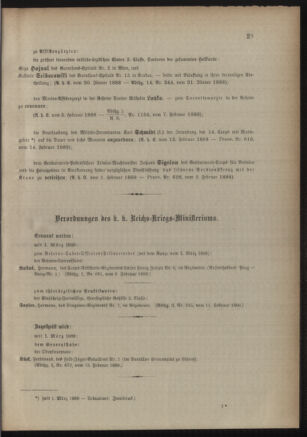 Kaiserlich-königliches Armee-Verordnungsblatt: Personal-Angelegenheiten 18880215 Seite: 3