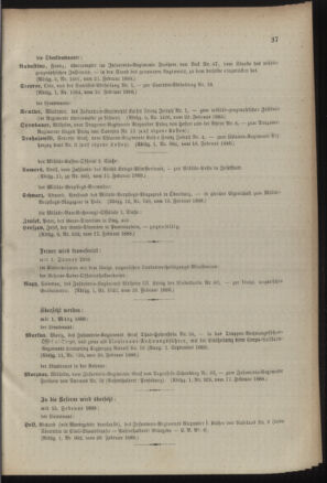 Kaiserlich-königliches Armee-Verordnungsblatt: Personal-Angelegenheiten 18880223 Seite: 3