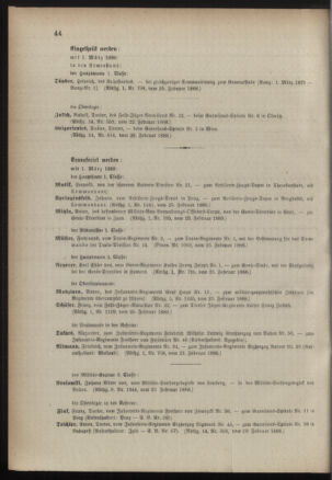 Kaiserlich-königliches Armee-Verordnungsblatt: Personal-Angelegenheiten 18880229 Seite: 6