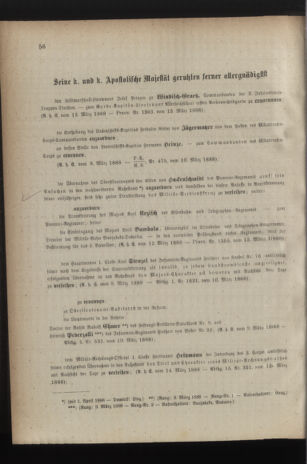 Kaiserlich-königliches Armee-Verordnungsblatt: Personal-Angelegenheiten 18880316 Seite: 2