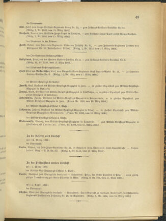 Kaiserlich-königliches Armee-Verordnungsblatt: Personal-Angelegenheiten 18880319 Seite: 3