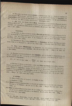 Kaiserlich-königliches Armee-Verordnungsblatt: Personal-Angelegenheiten 18880408 Seite: 3