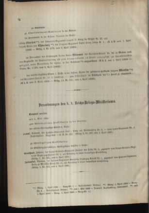 Kaiserlich-königliches Armee-Verordnungsblatt: Personal-Angelegenheiten 18880408 Seite: 4