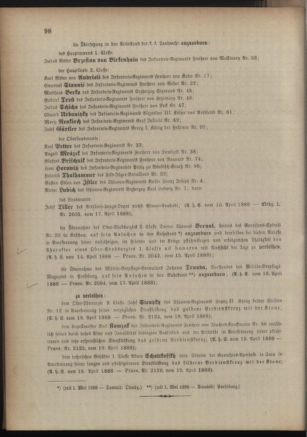 Kaiserlich-königliches Armee-Verordnungsblatt: Personal-Angelegenheiten 18880420 Seite: 4