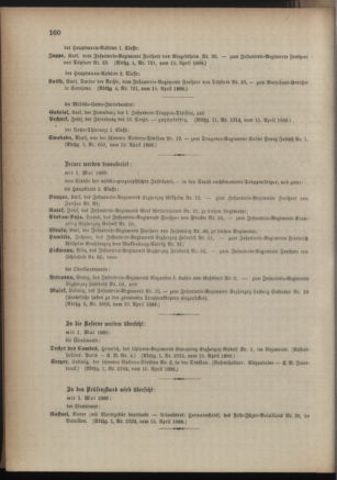 Kaiserlich-königliches Armee-Verordnungsblatt: Personal-Angelegenheiten 18880420 Seite: 6