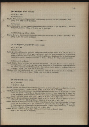 Kaiserlich-königliches Armee-Verordnungsblatt: Personal-Angelegenheiten 18880420 Seite: 7