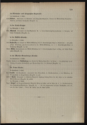 Kaiserlich-königliches Armee-Verordnungsblatt: Personal-Angelegenheiten 18880427 Seite: 27