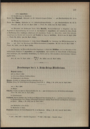 Kaiserlich-königliches Armee-Verordnungsblatt: Personal-Angelegenheiten 18880427 Seite: 5