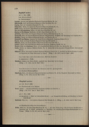 Kaiserlich-königliches Armee-Verordnungsblatt: Personal-Angelegenheiten 18880427 Seite: 6