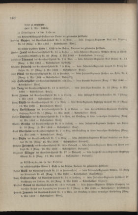 Kaiserlich-königliches Armee-Verordnungsblatt: Personal-Angelegenheiten 18880430 Seite: 2