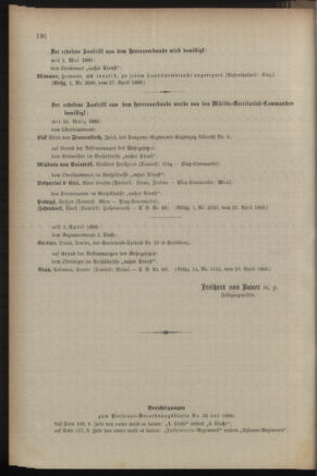 Kaiserlich-königliches Armee-Verordnungsblatt: Personal-Angelegenheiten 18880430 Seite: 8