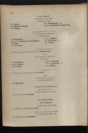 Kaiserlich-königliches Armee-Verordnungsblatt: Personal-Angelegenheiten 18880511 Seite: 16