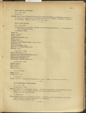 Kaiserlich-königliches Armee-Verordnungsblatt: Personal-Angelegenheiten 18880511 Seite: 23