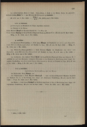 Kaiserlich-königliches Armee-Verordnungsblatt: Personal-Angelegenheiten 18880511 Seite: 3