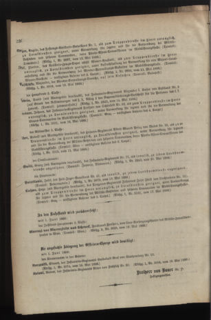 Kaiserlich-königliches Armee-Verordnungsblatt: Personal-Angelegenheiten 18880524 Seite: 6