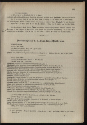 Kaiserlich-königliches Armee-Verordnungsblatt: Personal-Angelegenheiten 18880530 Seite: 3