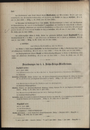 Kaiserlich-königliches Armee-Verordnungsblatt: Personal-Angelegenheiten 18880621 Seite: 2