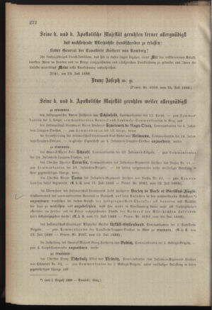 Kaiserlich-königliches Armee-Verordnungsblatt: Personal-Angelegenheiten 18880727 Seite: 2