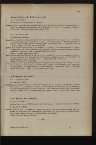 Kaiserlich-königliches Armee-Verordnungsblatt: Personal-Angelegenheiten 18880812 Seite: 9