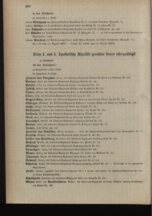 Kaiserlich-königliches Armee-Verordnungsblatt: Personal-Angelegenheiten 18880817 Seite: 2