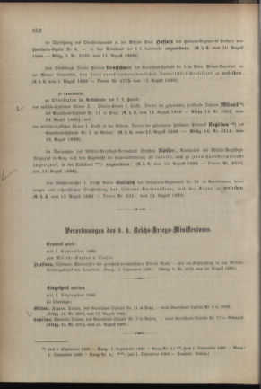 Kaiserlich-königliches Armee-Verordnungsblatt: Personal-Angelegenheiten 18880820 Seite: 2