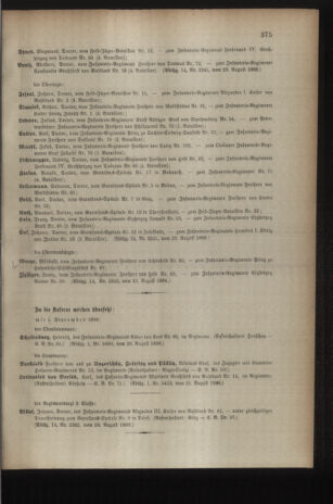 Kaiserlich-königliches Armee-Verordnungsblatt: Personal-Angelegenheiten 18880830 Seite: 19