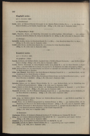 Kaiserlich-königliches Armee-Verordnungsblatt: Personal-Angelegenheiten 18880918 Seite: 4