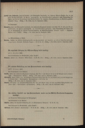 Kaiserlich-königliches Armee-Verordnungsblatt: Personal-Angelegenheiten 18880929 Seite: 13