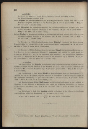 Kaiserlich-königliches Armee-Verordnungsblatt: Personal-Angelegenheiten 18881015 Seite: 6