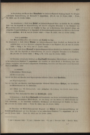 Kaiserlich-königliches Armee-Verordnungsblatt: Personal-Angelegenheiten 18881021 Seite: 3