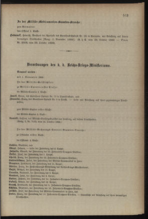 Kaiserlich-königliches Armee-Verordnungsblatt: Personal-Angelegenheiten 18881027 Seite: 79