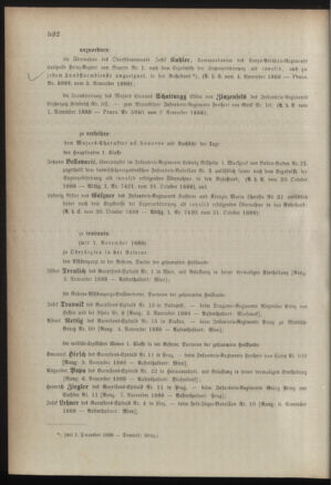 Kaiserlich-königliches Armee-Verordnungsblatt: Personal-Angelegenheiten 18881106 Seite: 2