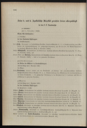 Kaiserlich-königliches Armee-Verordnungsblatt: Personal-Angelegenheiten 18881106 Seite: 4