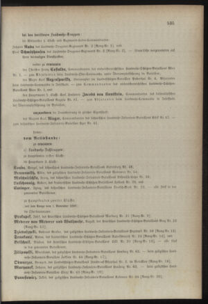 Kaiserlich-königliches Armee-Verordnungsblatt: Personal-Angelegenheiten 18881106 Seite: 5