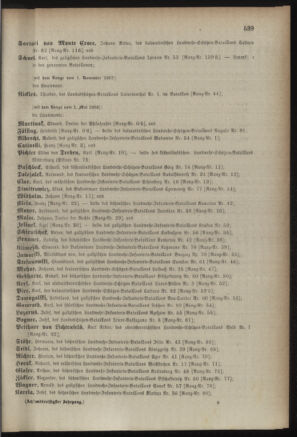 Kaiserlich-königliches Armee-Verordnungsblatt: Personal-Angelegenheiten 18881106 Seite: 9