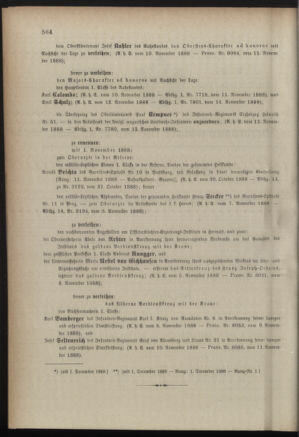 Kaiserlich-königliches Armee-Verordnungsblatt: Personal-Angelegenheiten 18881115 Seite: 2